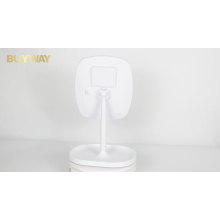 Hot sale plastic Desktop square Led cosmetic Mirror